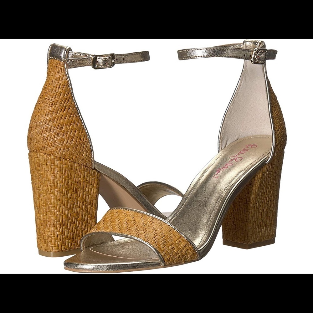 Lilly Pulitzer Amber Lynn Heels in Natural